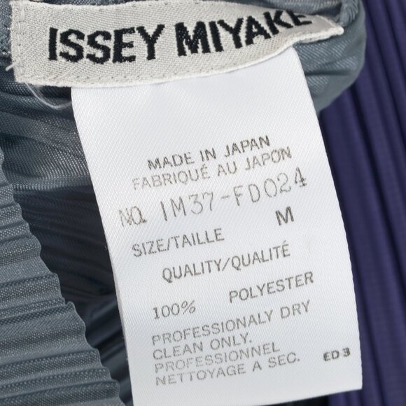 Issey Miyake SS1993 Reversible Multicolour Striped Pleated Open-Front Jacket - Picture 13 of 14